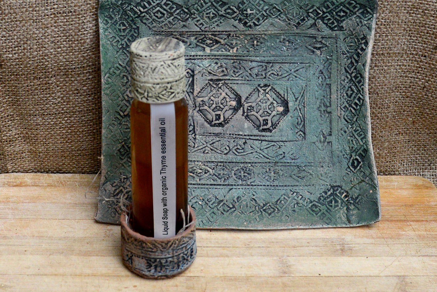 Liquid soap with organic Mint & Thyme essential oils - AVETISYAN ARTISAN SOAPS | Fresh Handmade Cosmetics with Armenian Techniques | Vegetarian & Cruelty Free | AVETISYAN