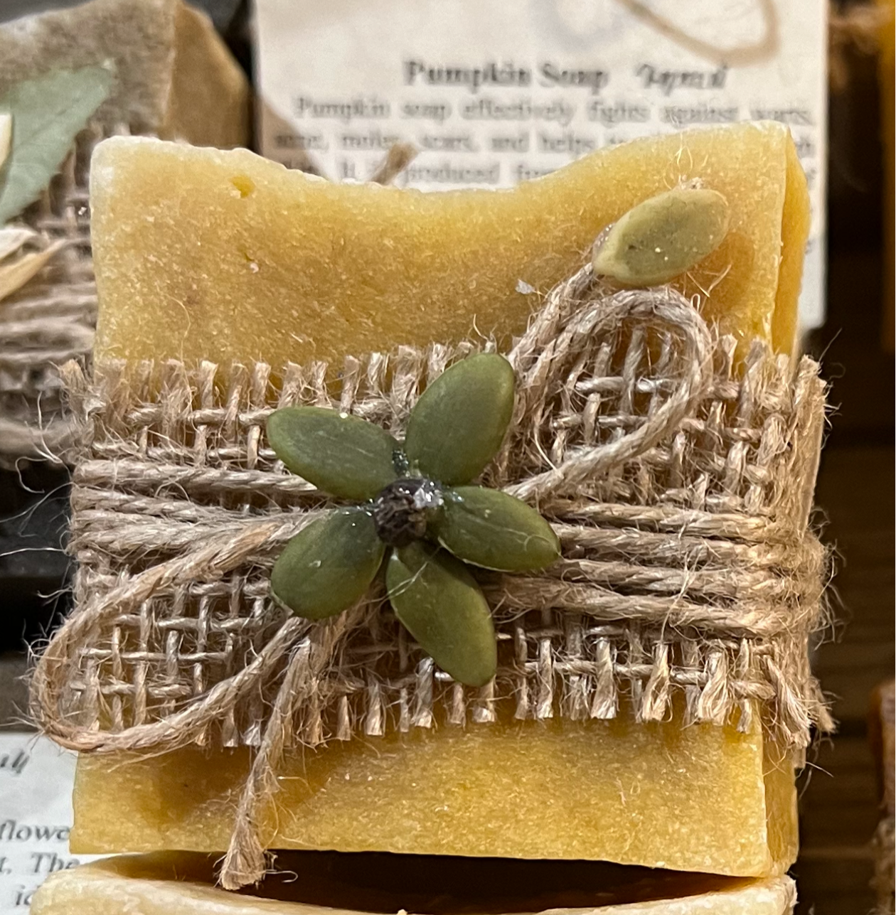 Pumpkin soap - AVETISYAN ARTISAN SOAPS | Fresh Handmade Cosmetics with Armenian Techniques | Vegetarian & Cruelty Free | AVETISYAN